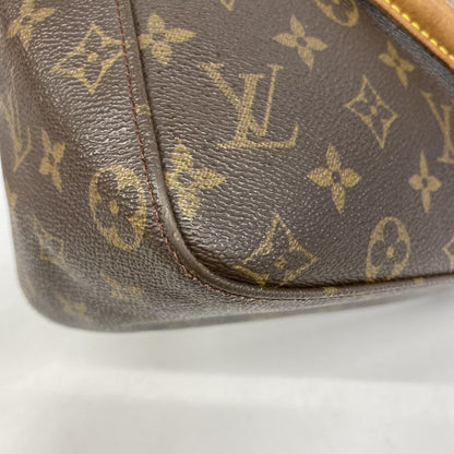 Louis Vuitton Shoulder Bag Monogram Looping GM Brown — view 6