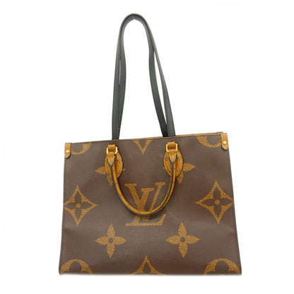 Louis Vuitton Tote Bag Monogram Giant Reverse On The Go MM Brown 2-Way
