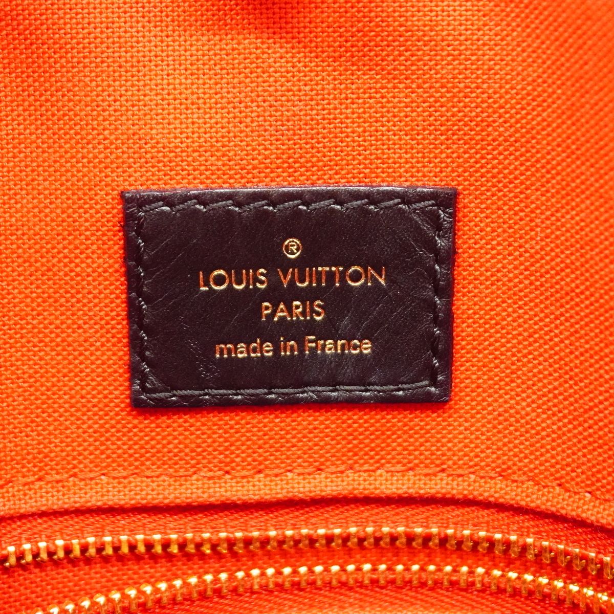 Louis Vuitton Tote Bag Monogram Giant Reverse On The Go MM Brown 2-Way — view 5
