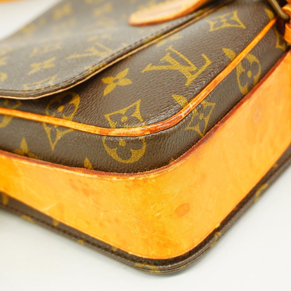 Louis Vuitton Shoulder Bag Monogram Cartesiere GM Brown — view 6