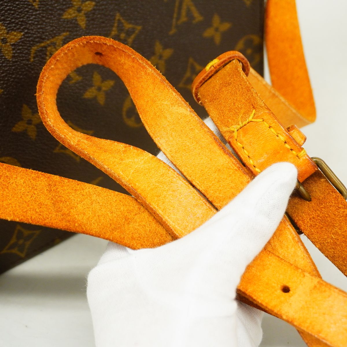 Louis Vuitton Shoulder Bag Monogram Cartesiere GM Brown — view 8