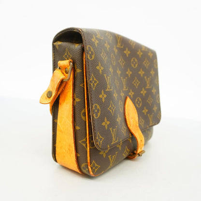 Louis Vuitton Shoulder Bag Monogram Cartesiere GM Brown — view 2