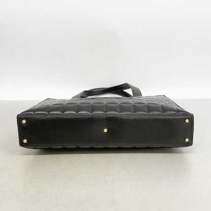 Chanel Tote Bag Choco Bar Lambskin Black Gold — view 3
