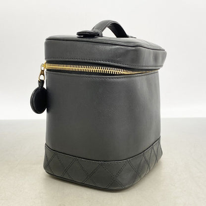 Chanel Vanity Bag Bicolor Lambskin Black Gold — view 2