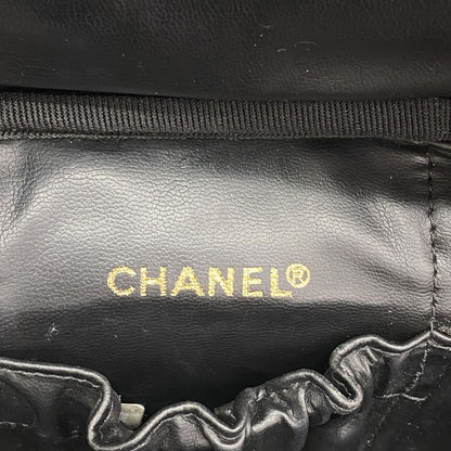 Chanel Vanity Bag Bicolor Lambskin Black Gold — view 5