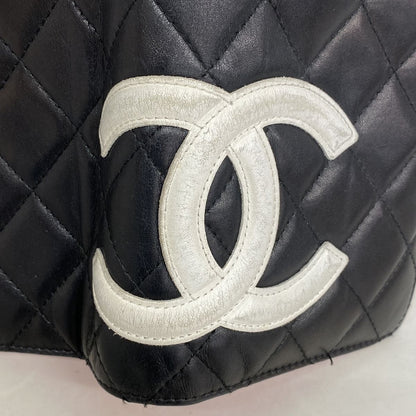 Chanel Wallet Cambon Lambskin Black Silver — view 7