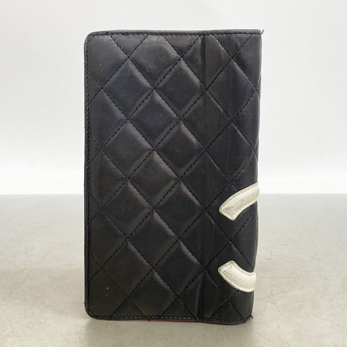 Chanel Wallet Cambon Lambskin Black Silver — view 8