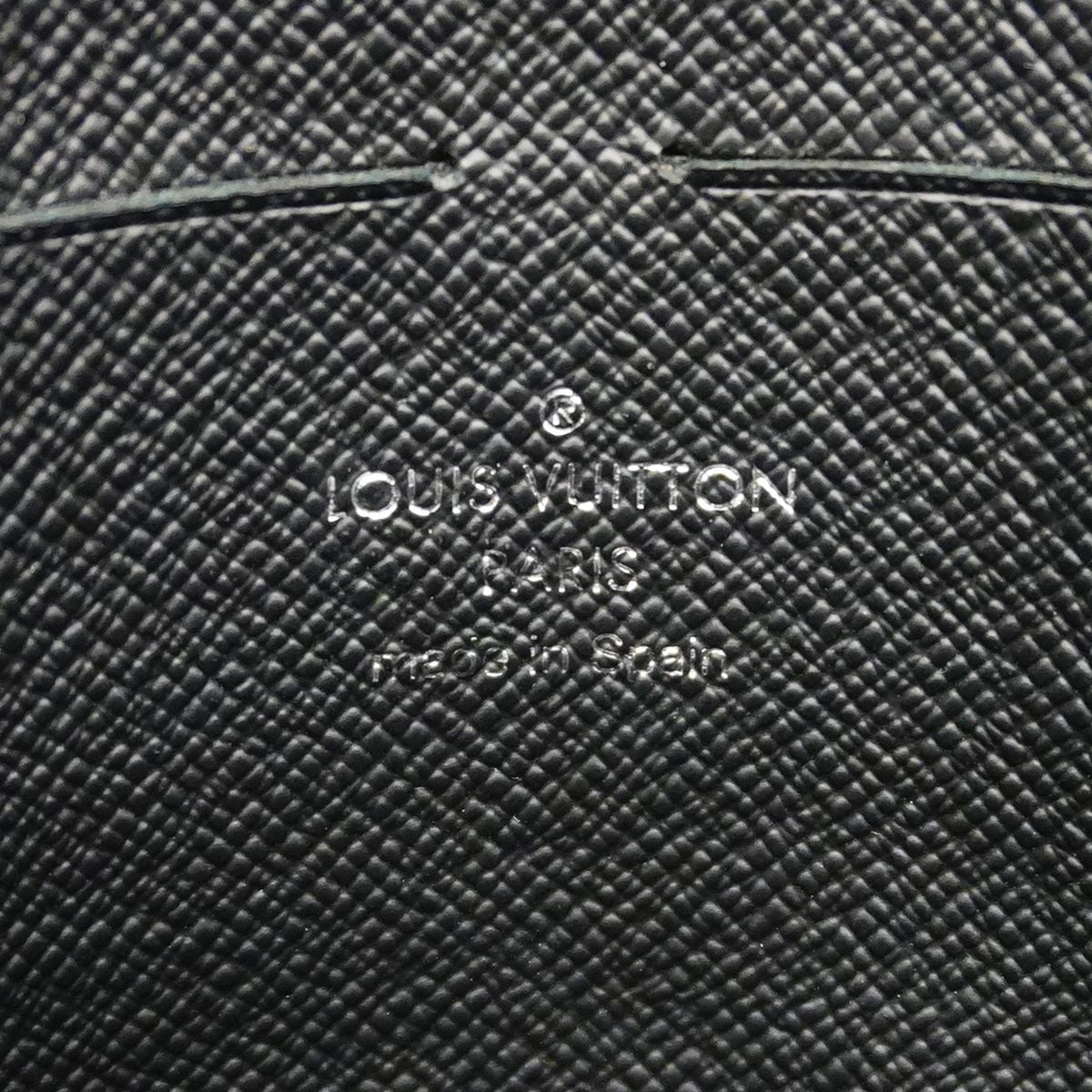 Louis Vuitton Clutch Monogram Eclipse Pochette Voyage MM Black — view 5