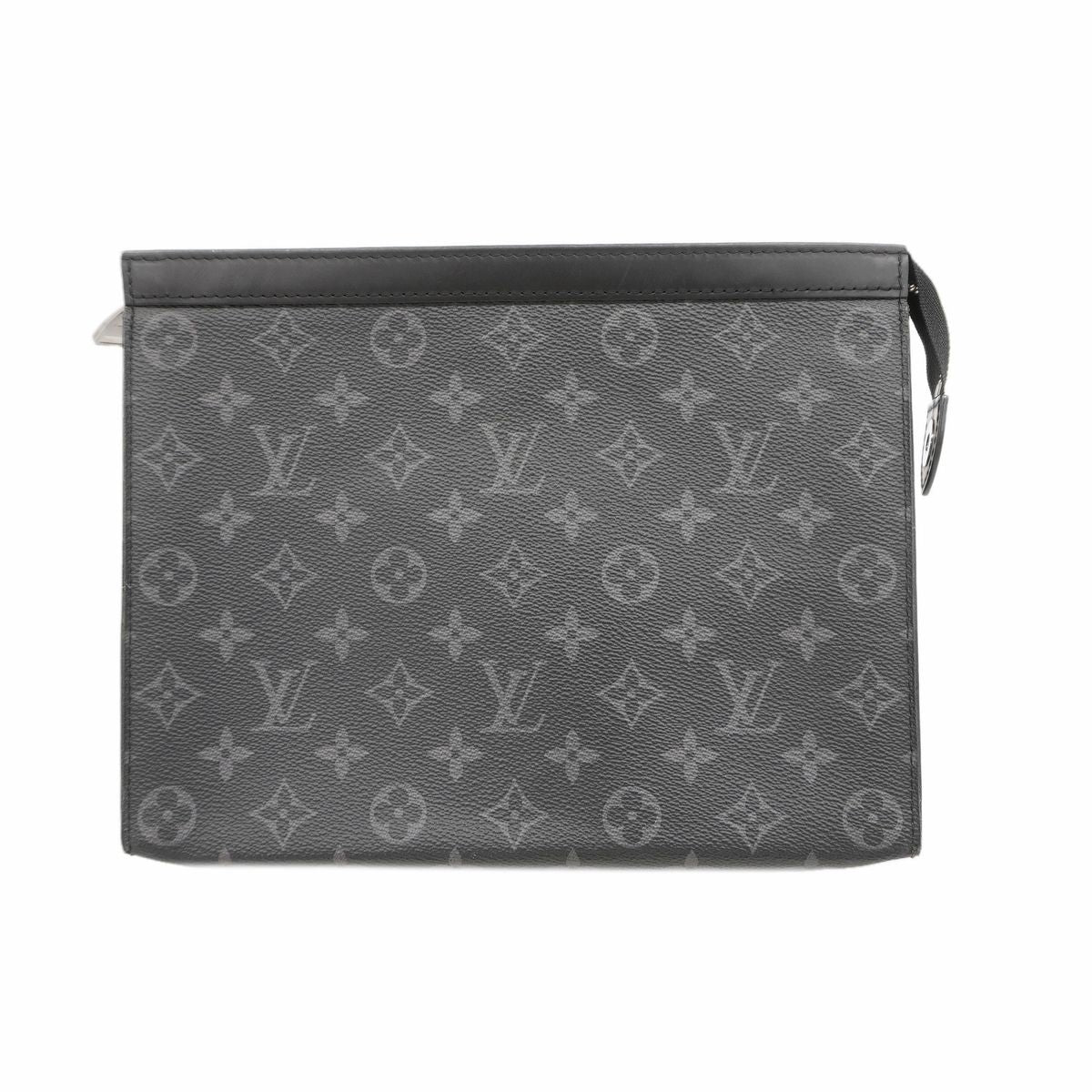 Louis Vuitton Clutch Monogram Eclipse Pochette Voyage MM Black