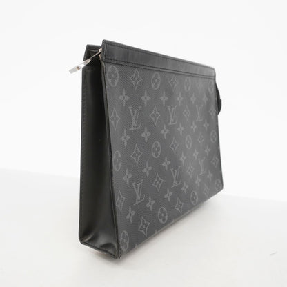 Louis Vuitton Clutch Monogram Eclipse Pochette Voyage MM Black — view 2