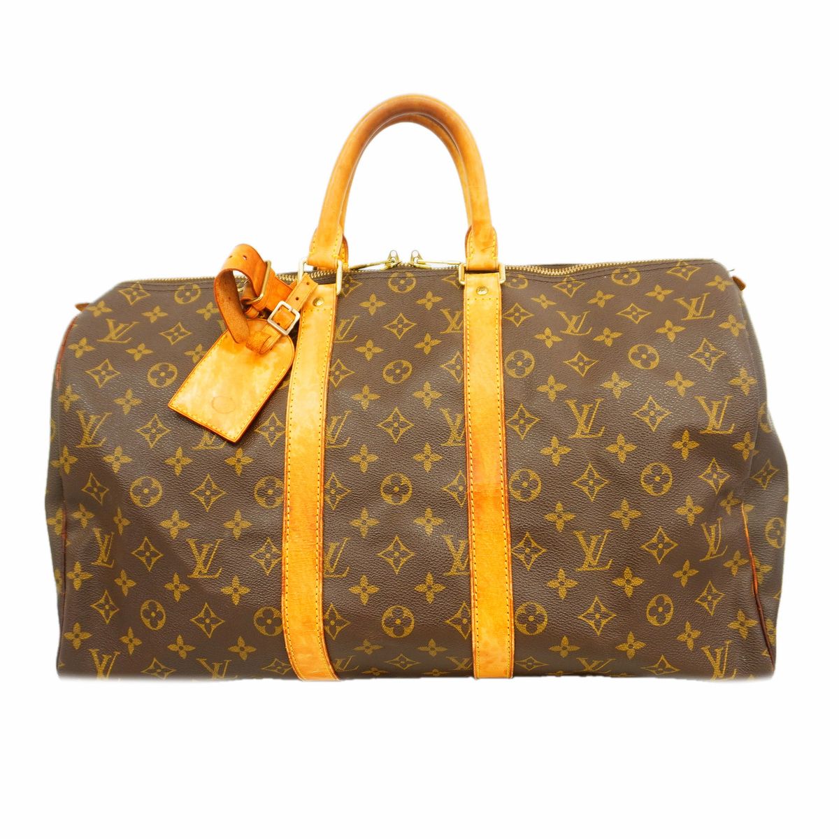 Louis Vuitton Boston Bag Monogram Keepall 45 Brown