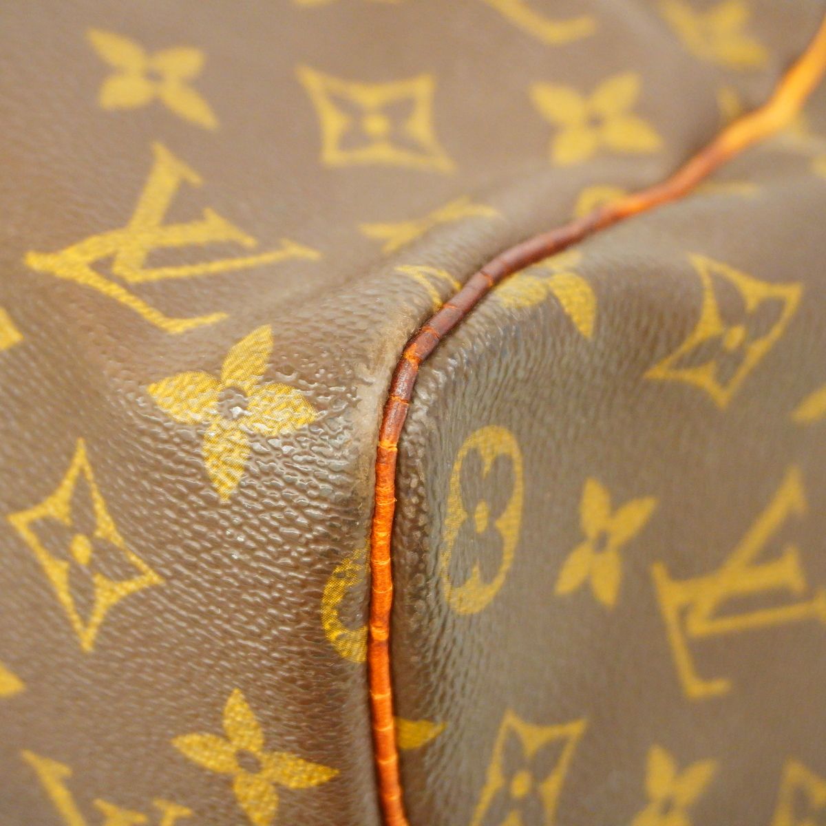 Louis Vuitton Boston Bag Monogram Keepall 45 Brown — view 6