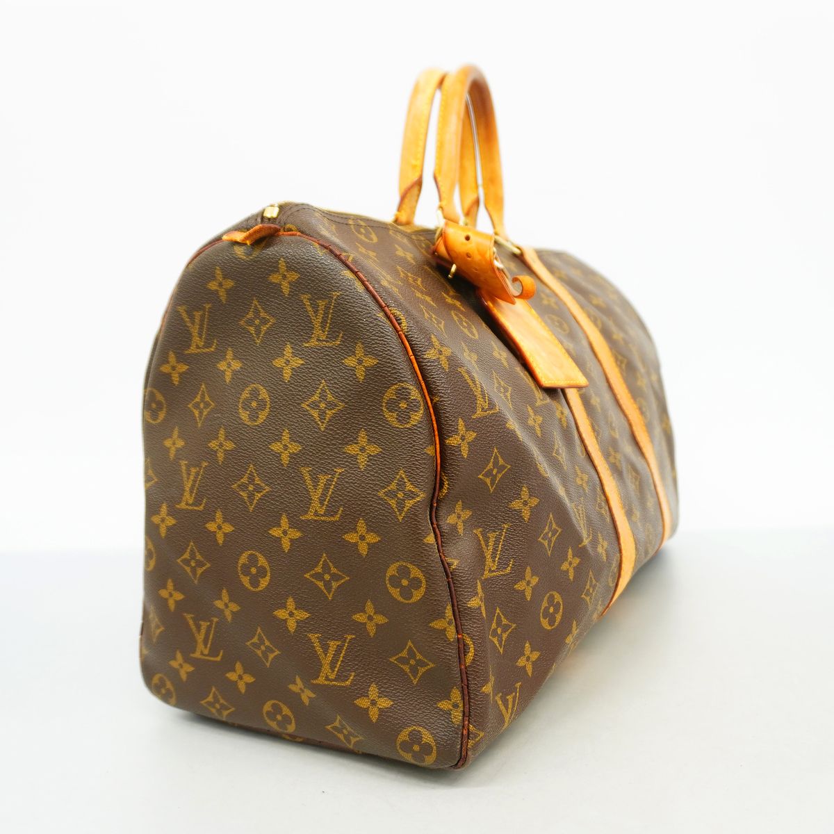 Louis Vuitton Boston Bag Monogram Keepall 45 Brown — view 2