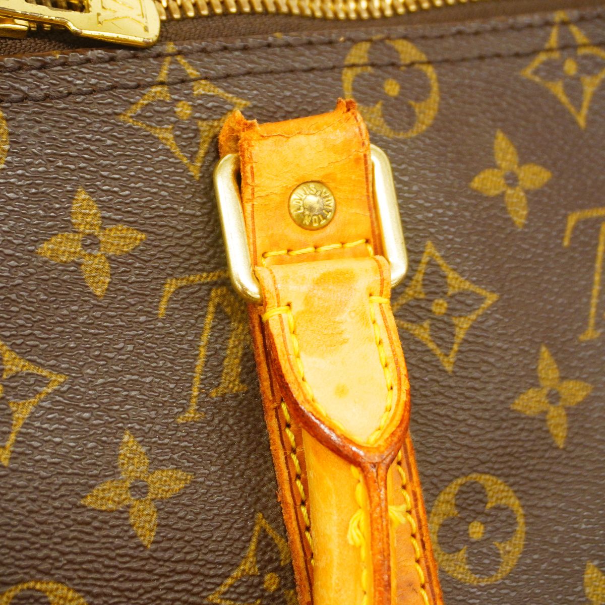 Louis Vuitton Boston Bag Monogram Keepall 45 Brown — view 7