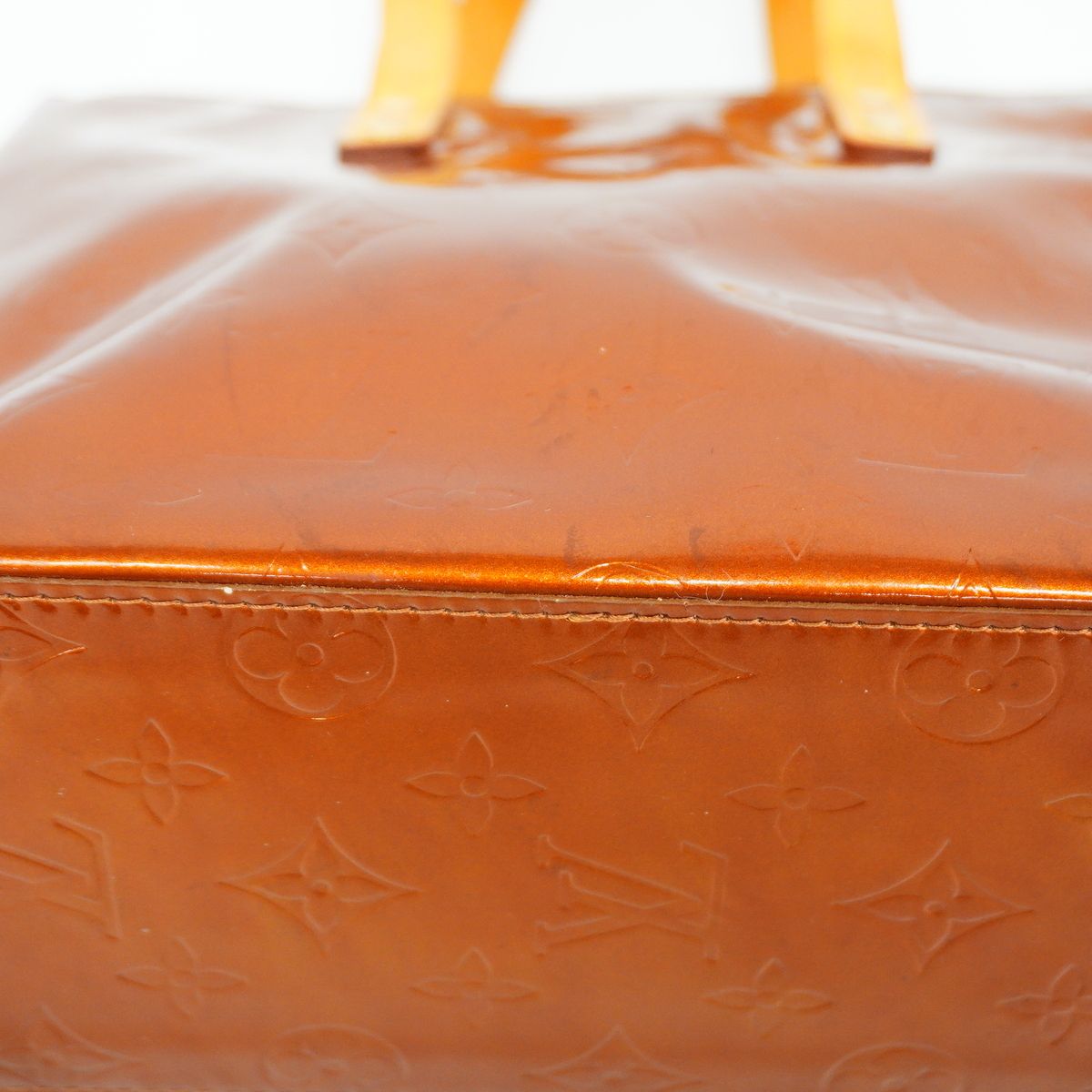 Louis Vuitton Handbag Vernis Reed PM Blanc — view 7