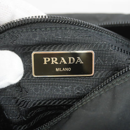 Prada Shoulder Bag Tessuto Nylon Black Silver — view 5