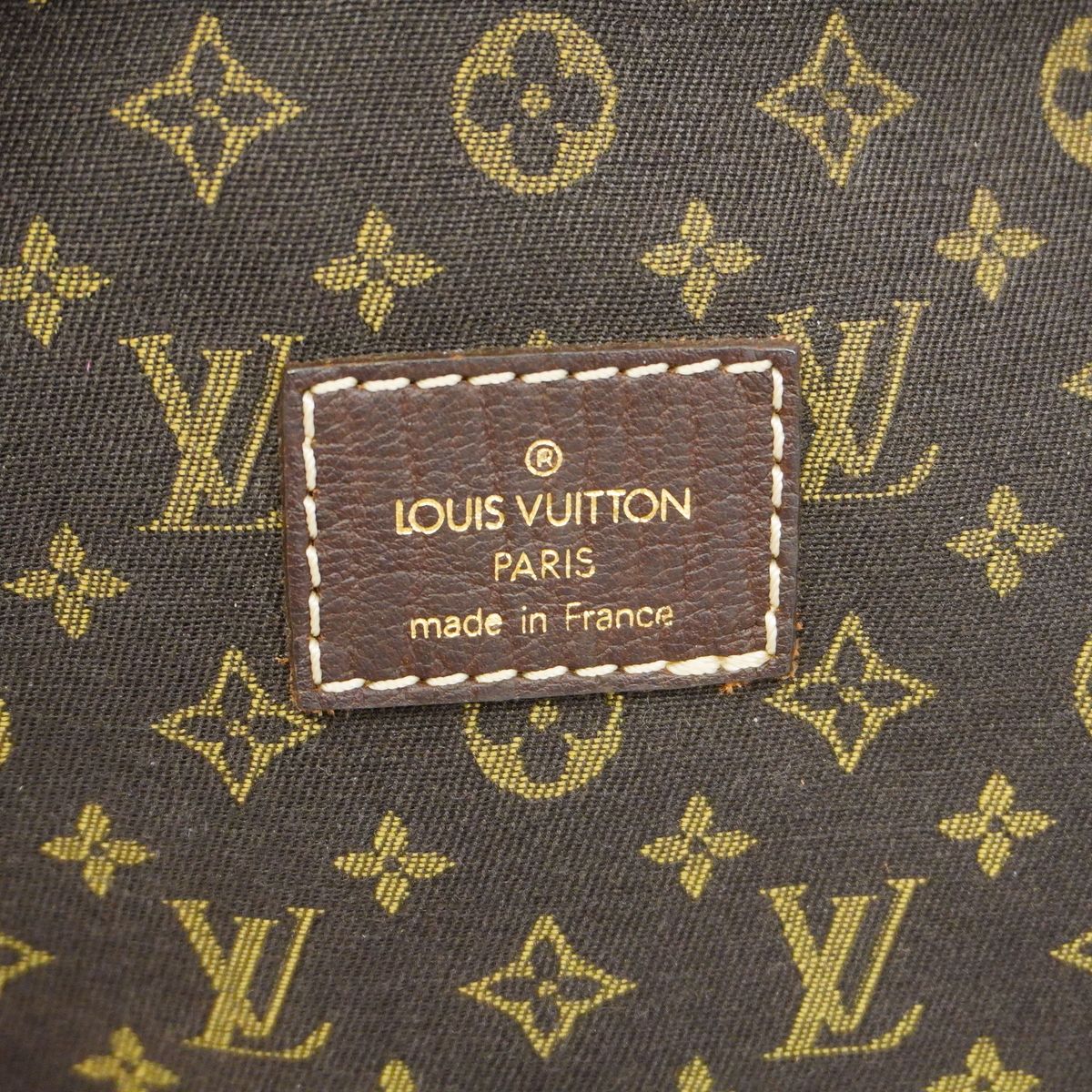 Louis Vuitton Shoulder Bag Monogram Mini Lin Saumur 30 Ebene — view 5