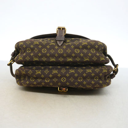 Louis Vuitton Shoulder Bag Monogram Mini Lin Saumur 30 Ebene — view 3