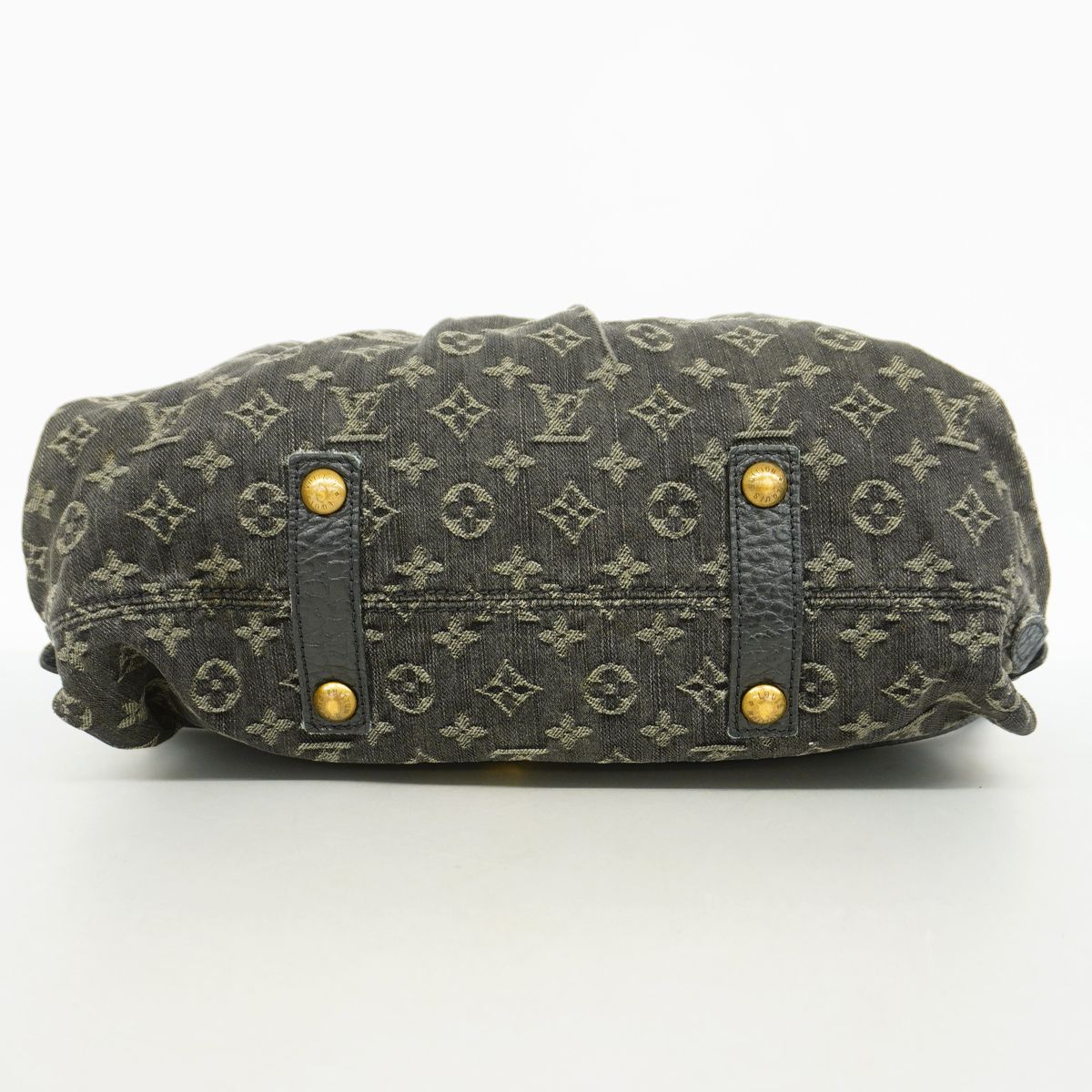 Louis Vuitton Handbag Monogram Denim Neocavy MM Noir 2-Way Bag — view 3