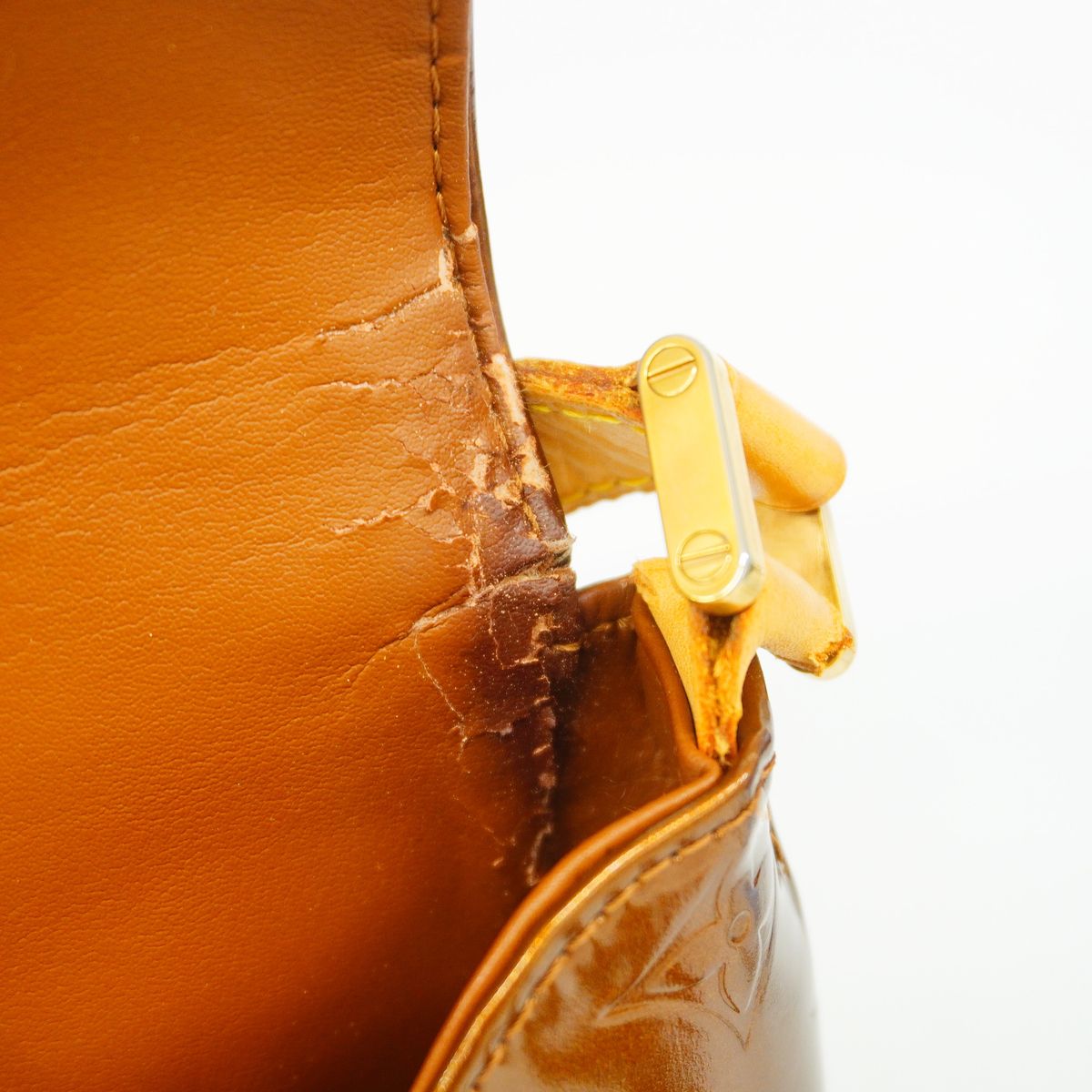 Louis Vuitton Shoulder Bag Vernis Thompson Street Blanc's — view 8
