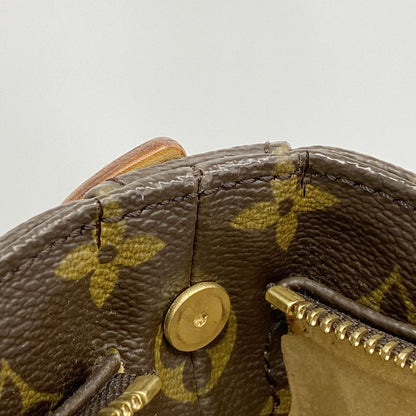 Louis Vuitton Shoulder Bag Monogram Looping GM Brown — view 6