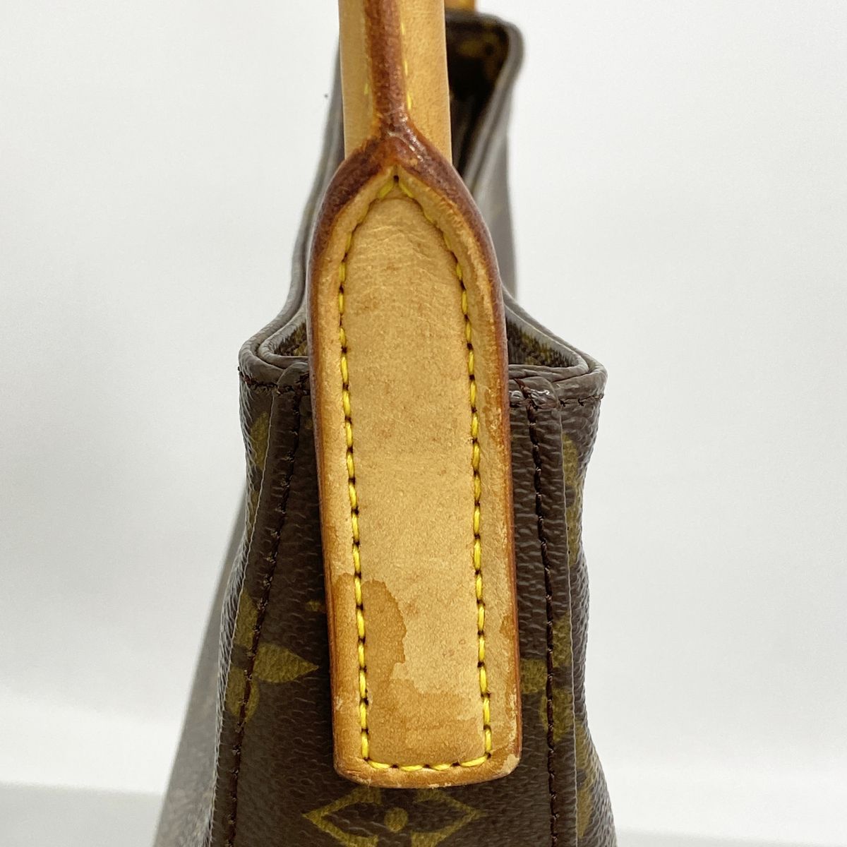 Louis Vuitton Shoulder Bag Monogram Looping GM Brown — view 8