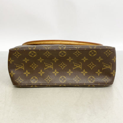 Louis Vuitton Shoulder Bag Monogram Looping GM Brown — view 3