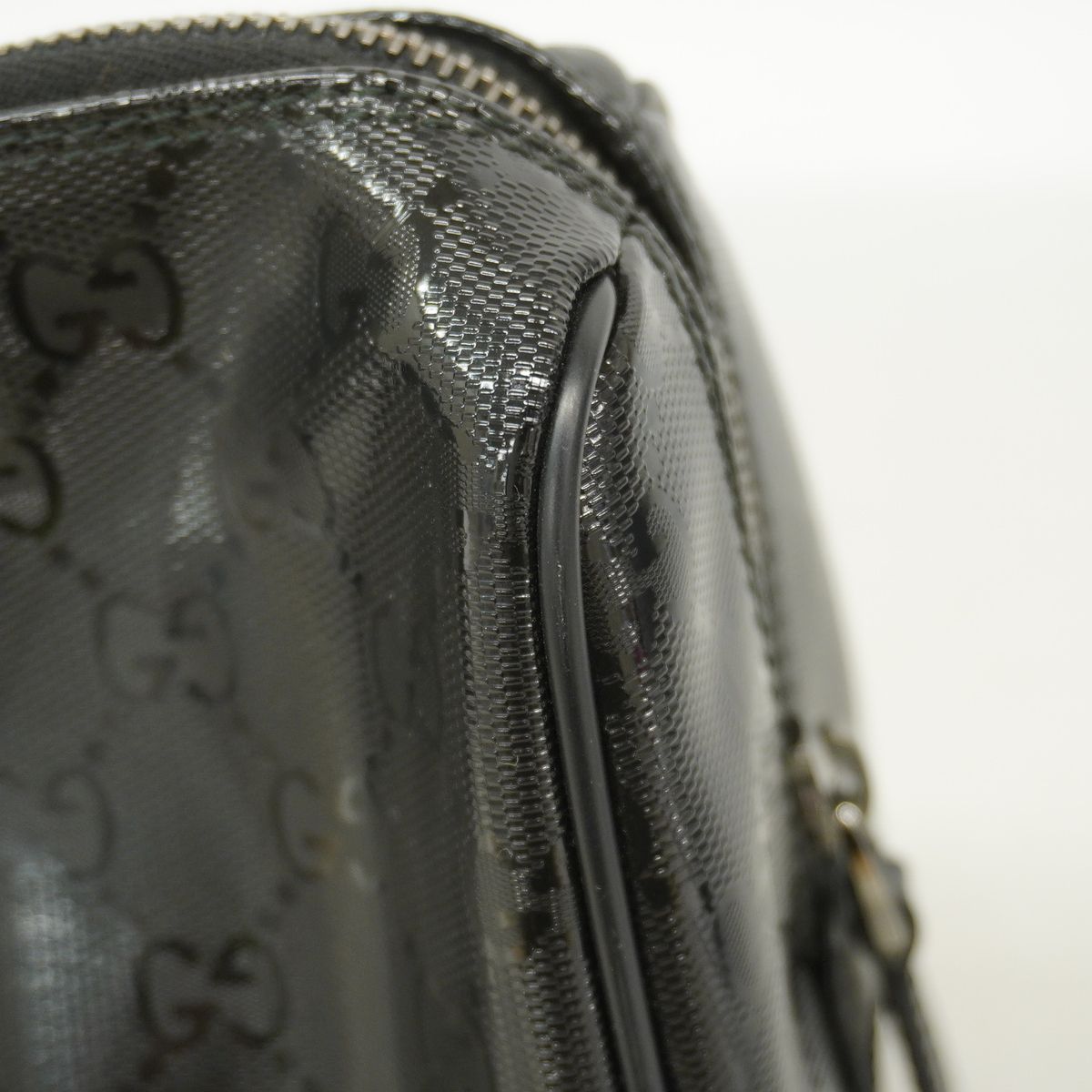 Gucci Pouch GG Supreme Black Silver — view 6