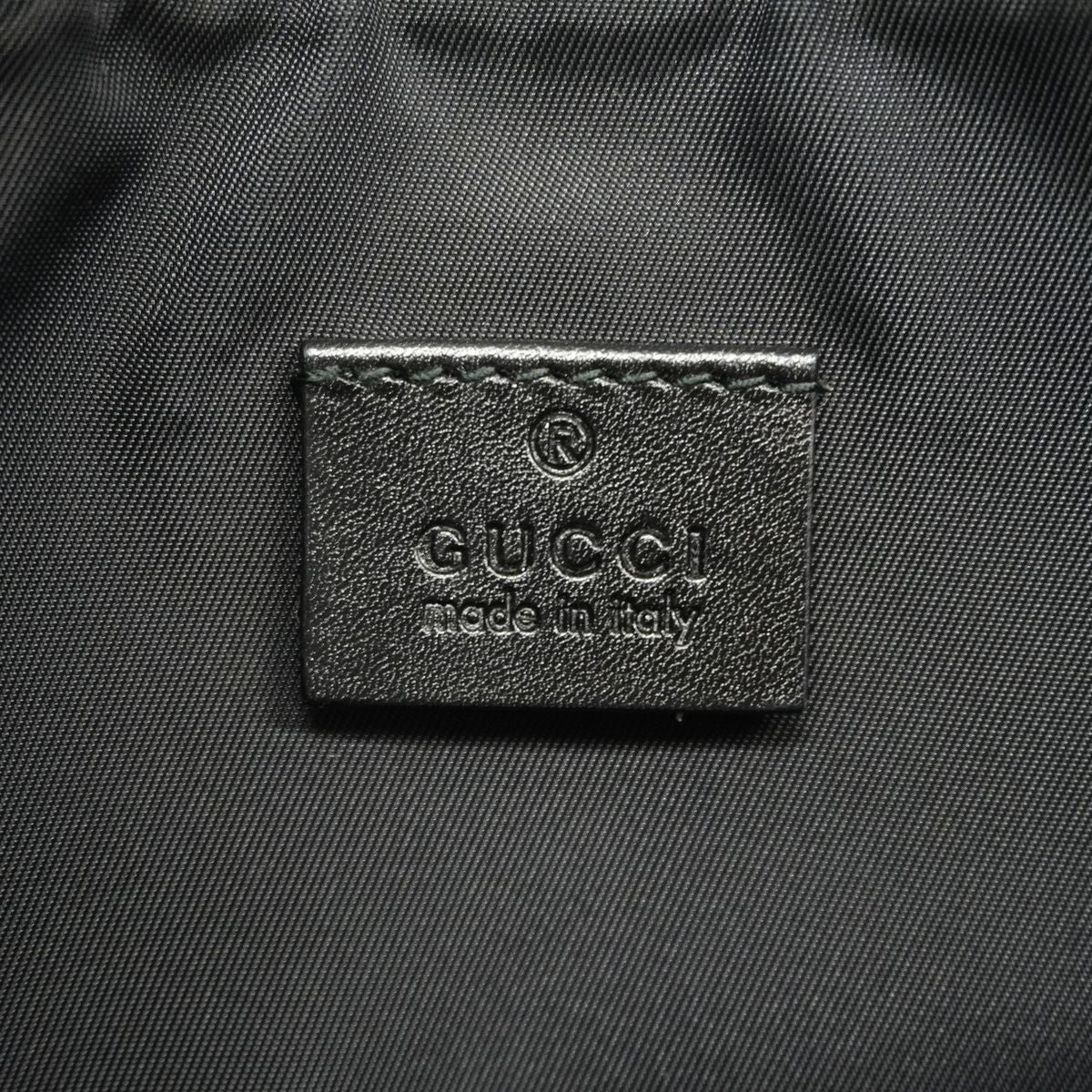 Gucci Pouch GG Supreme Black Silver — view 5