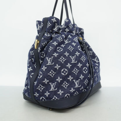 Louis Vuitton Tote Bag Monogram Denim Noefle MM Grand Blue 2-Way — view 2