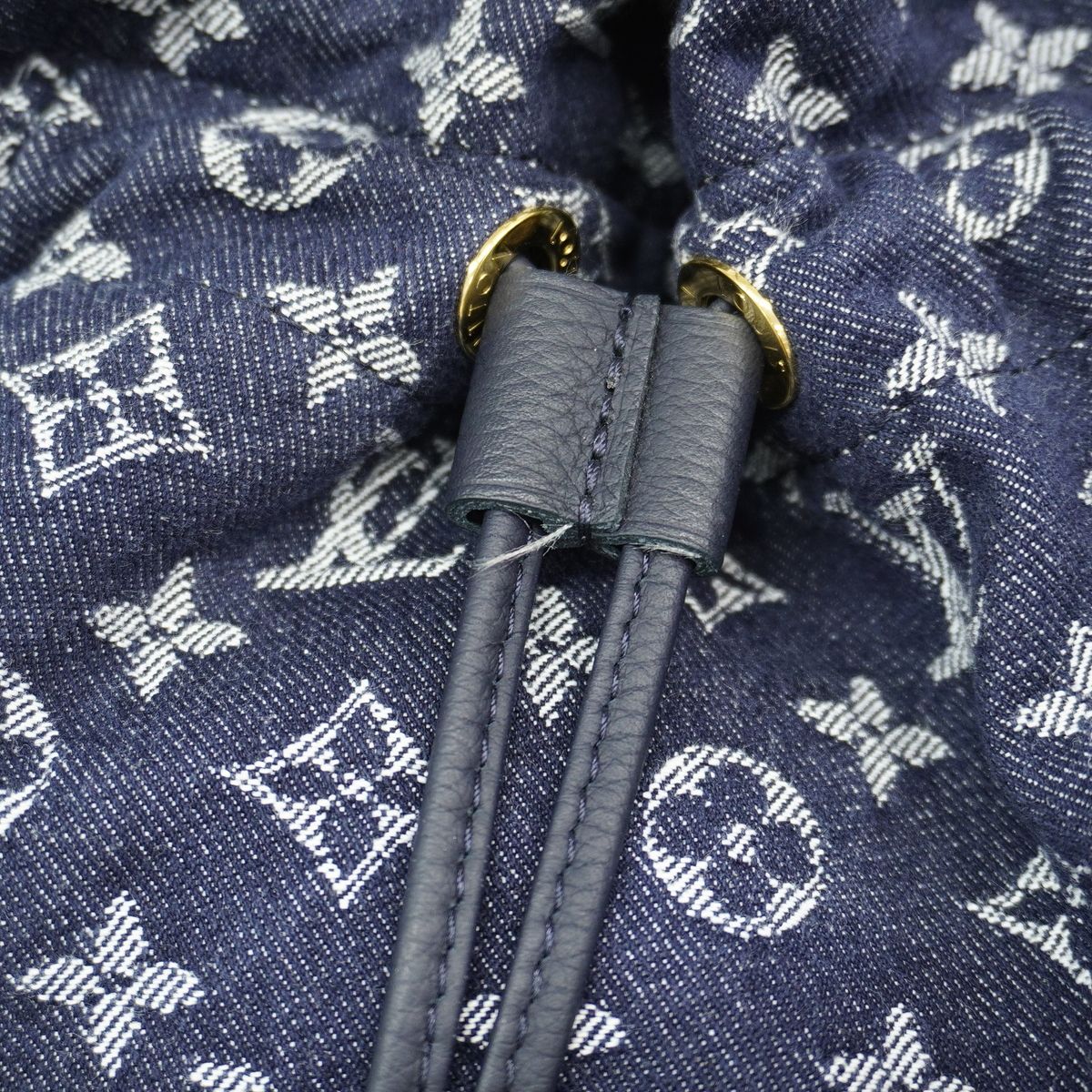 Louis Vuitton Tote Bag Monogram Denim Noefle MM Grand Blue 2-Way — view 8