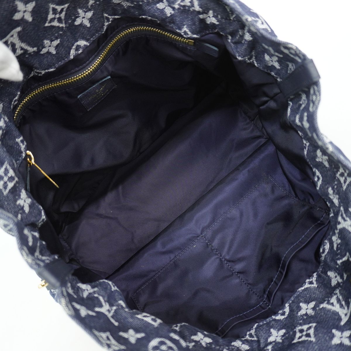 Louis Vuitton Tote Bag Monogram Denim Noefle MM Grand Blue 2-Way — view 4