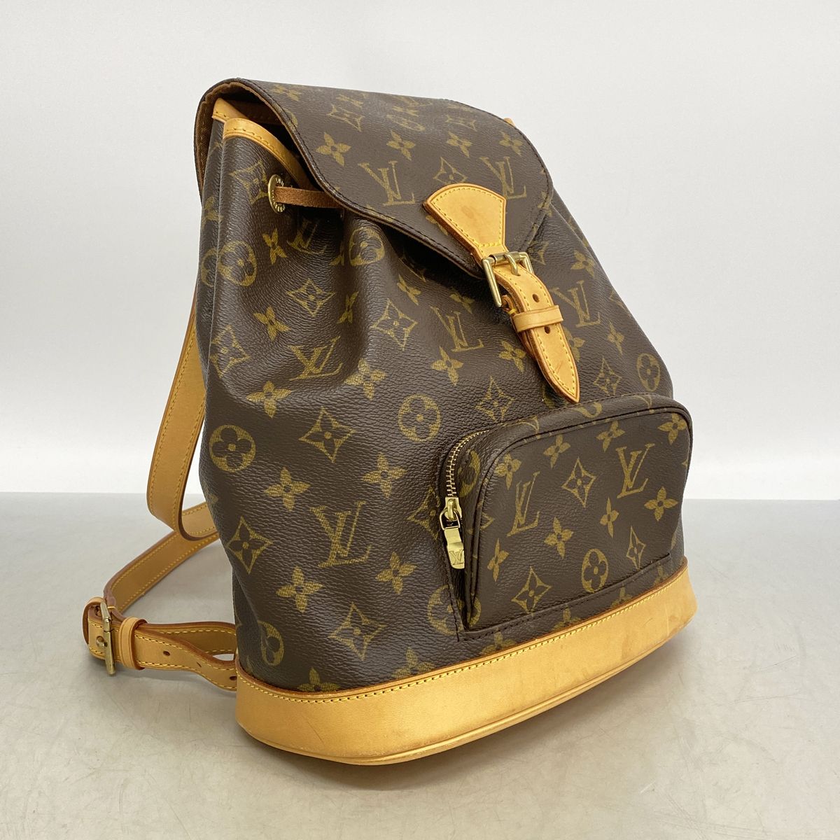 Louis Vuitton Backpack Monogram Montsouris MM Brown — view 2