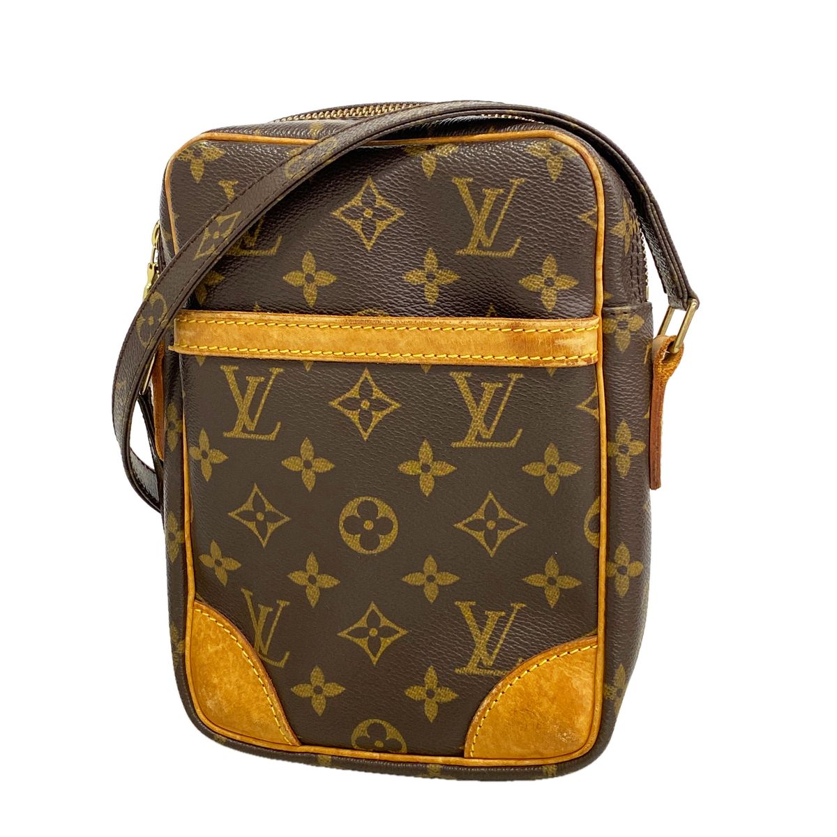 Louis Vuitton Shoulder Bag Monogram Danube Brown