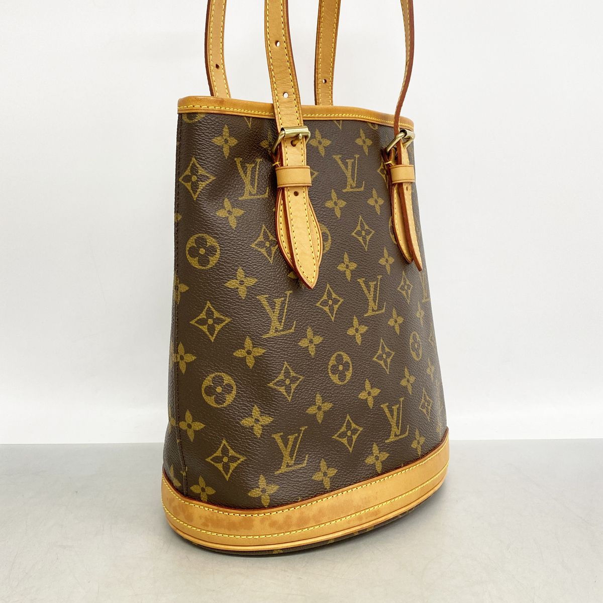 Louis Vuitton Tote Bag Monogram Bucket PM Brown — view 2