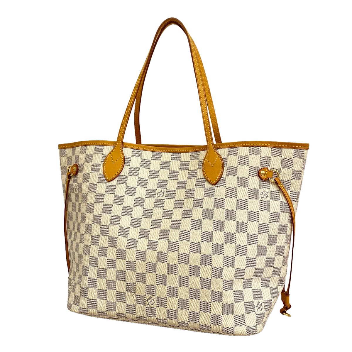 Louis Vuitton Tote Bag Damier Azur Neverfull MM White