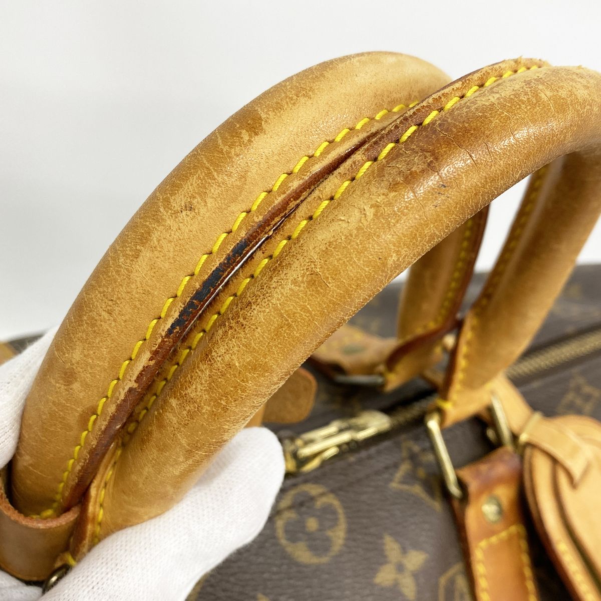 Louis Vuitton Boston Bag Monogram Keepall 45 Brown — view 8