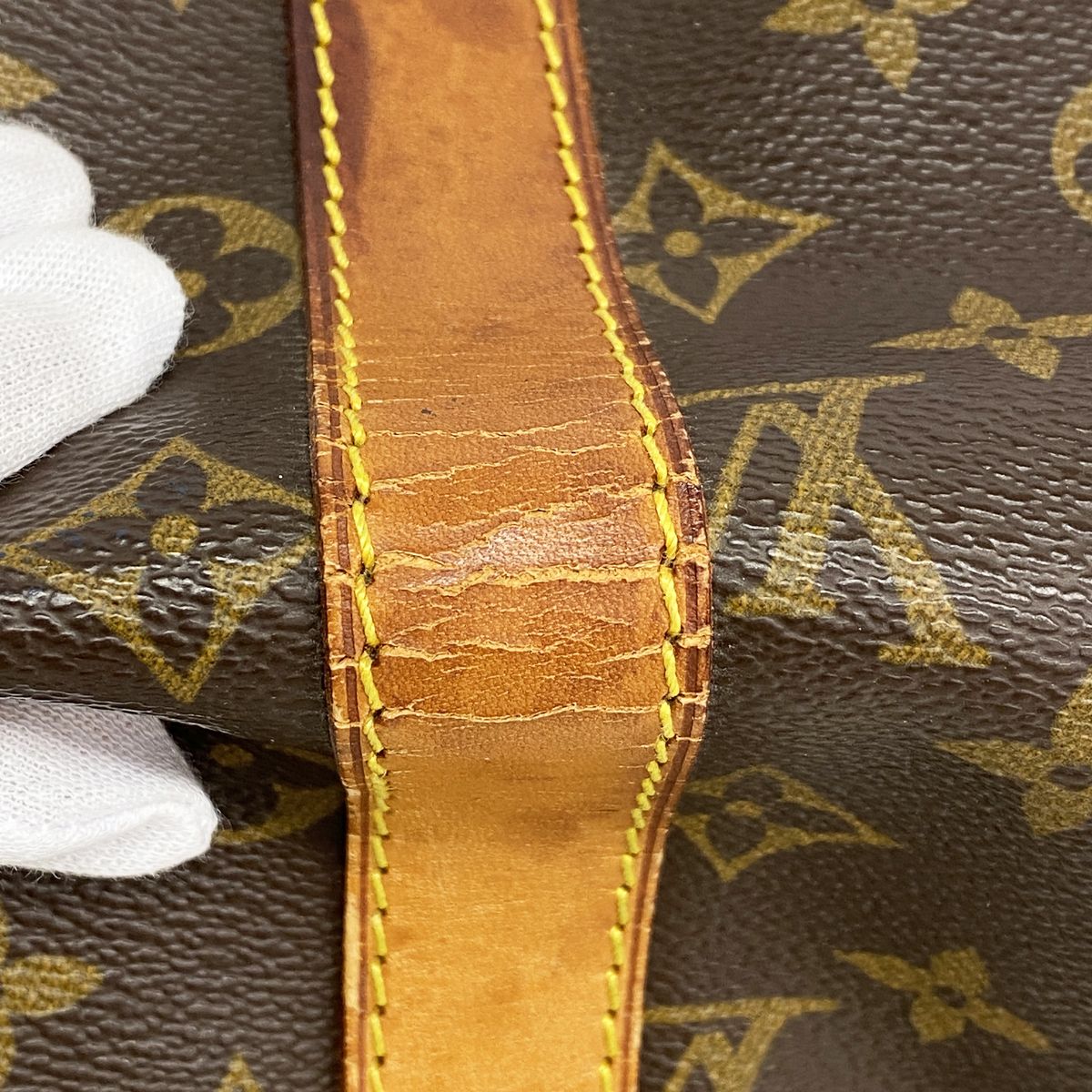Louis Vuitton Boston Bag Monogram Keepall 45 Brown — view 6