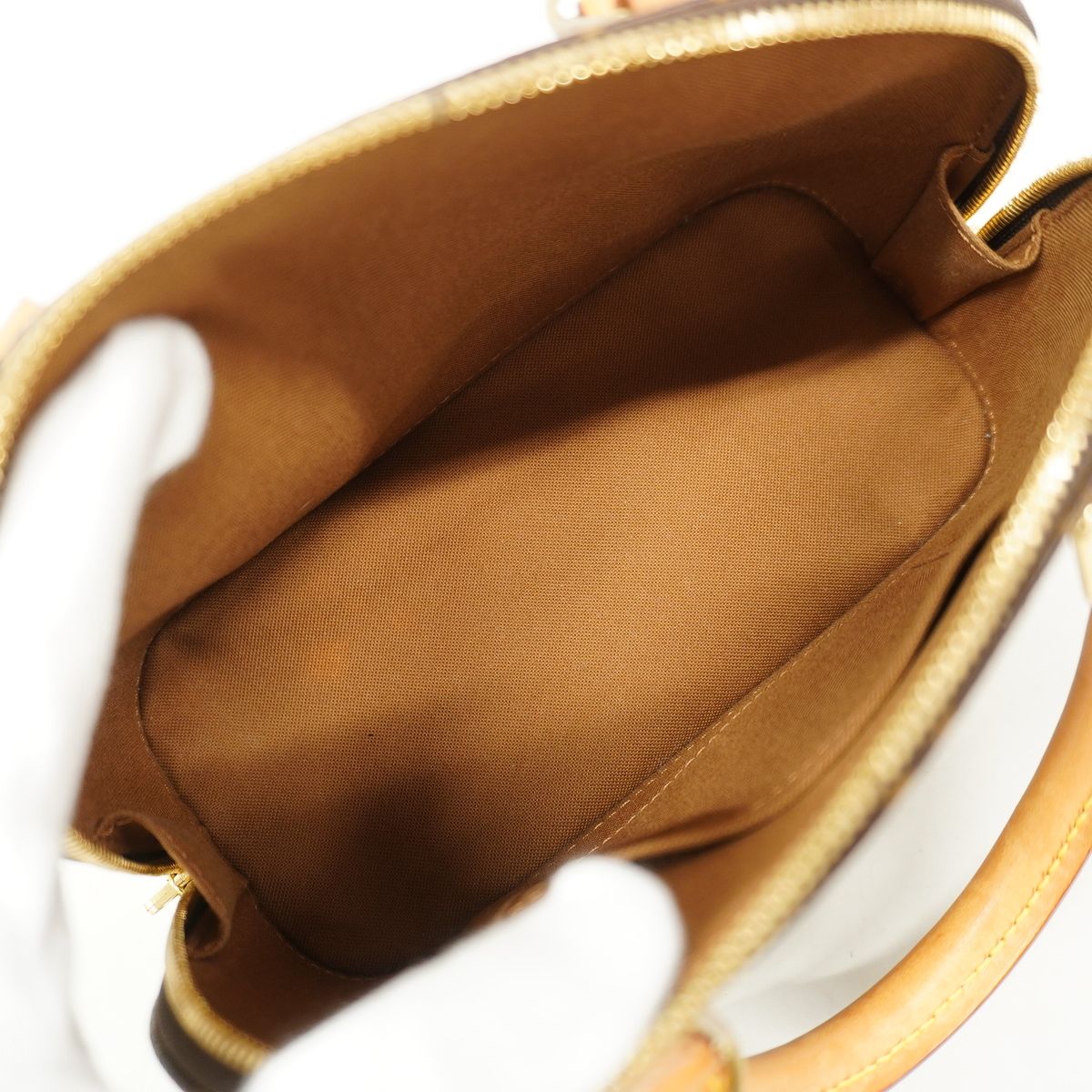 Louis Vuitton Handbag Monogram Alma BB Brown 2-Way Bag — view 4