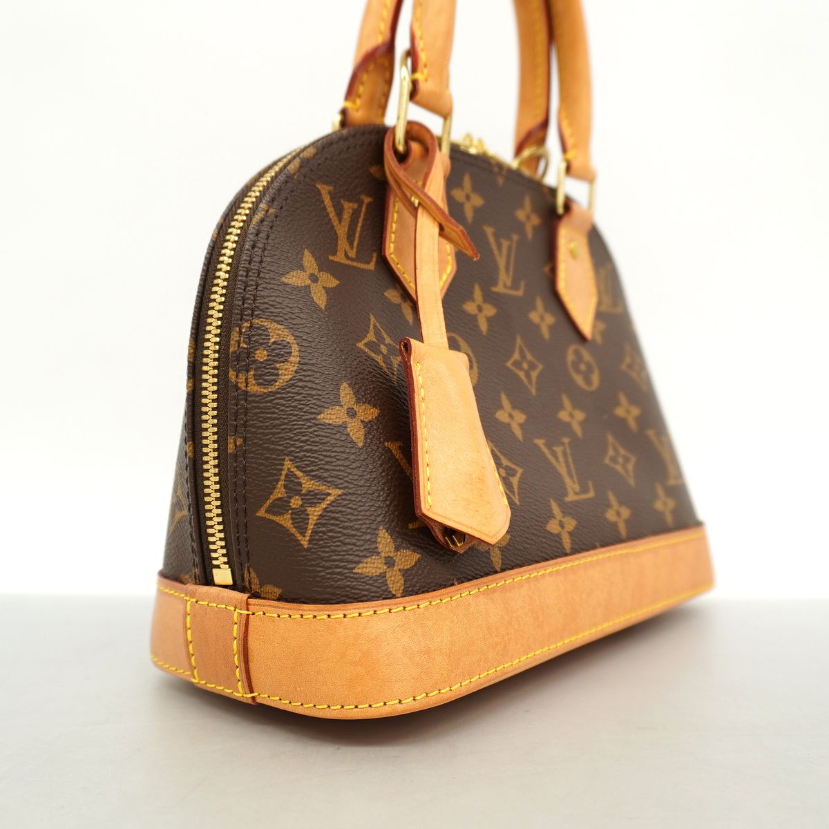 Louis Vuitton Handbag Monogram Alma BB Brown 2-Way Bag — view 2
