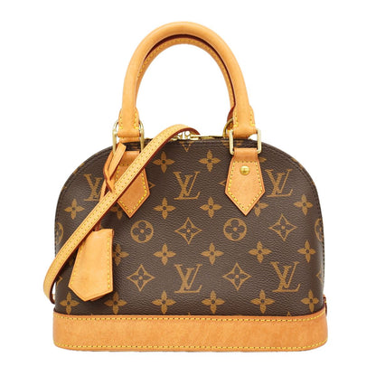 Louis Vuitton Handbag Monogram Alma BB Brown 2-Way Bag