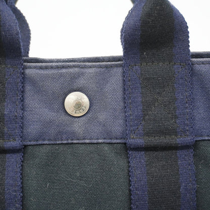 Hermes Tote Bag Fourre Tout PM Canvas Black Silver — view 7