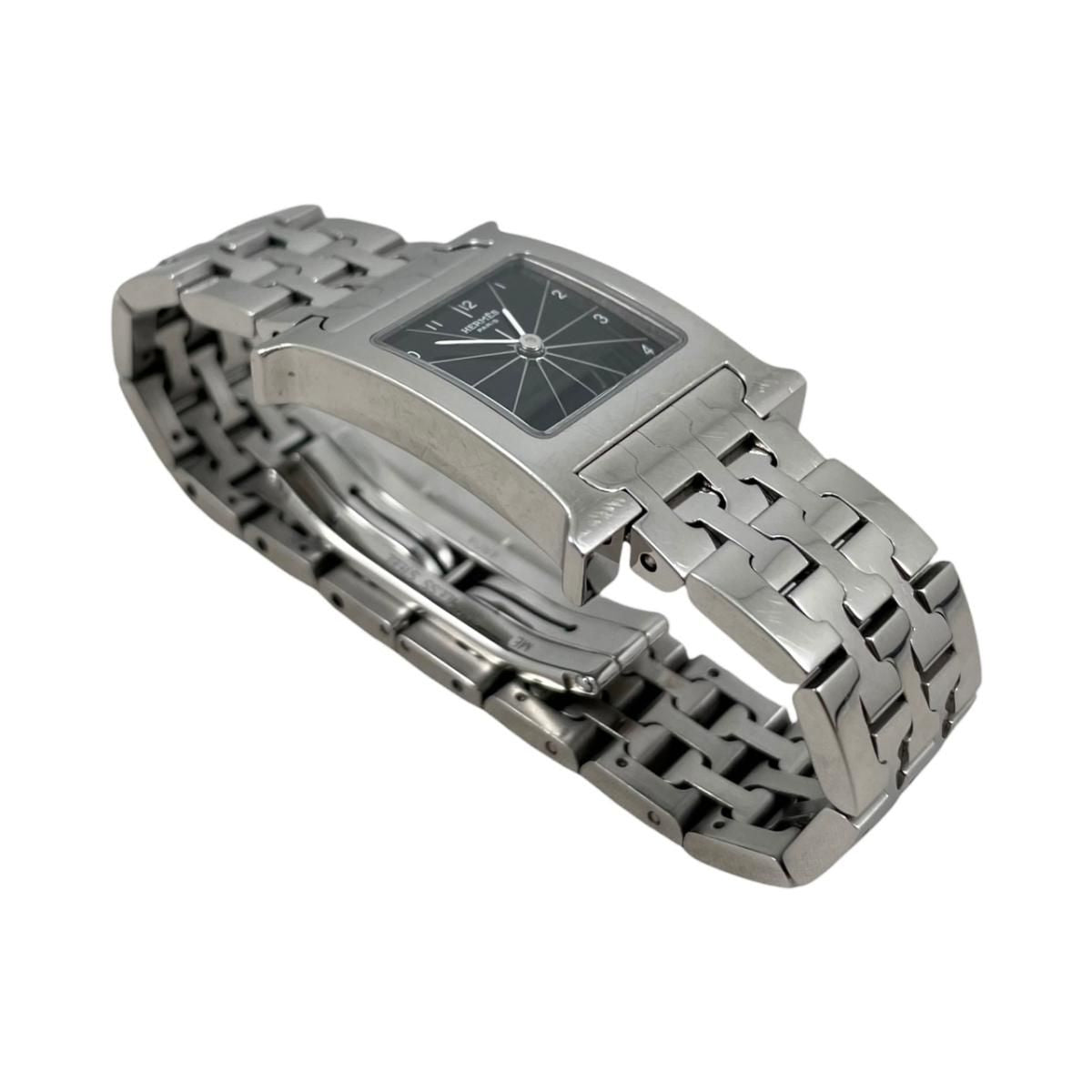 Hermes Watch Quartz Silver Black — view 3