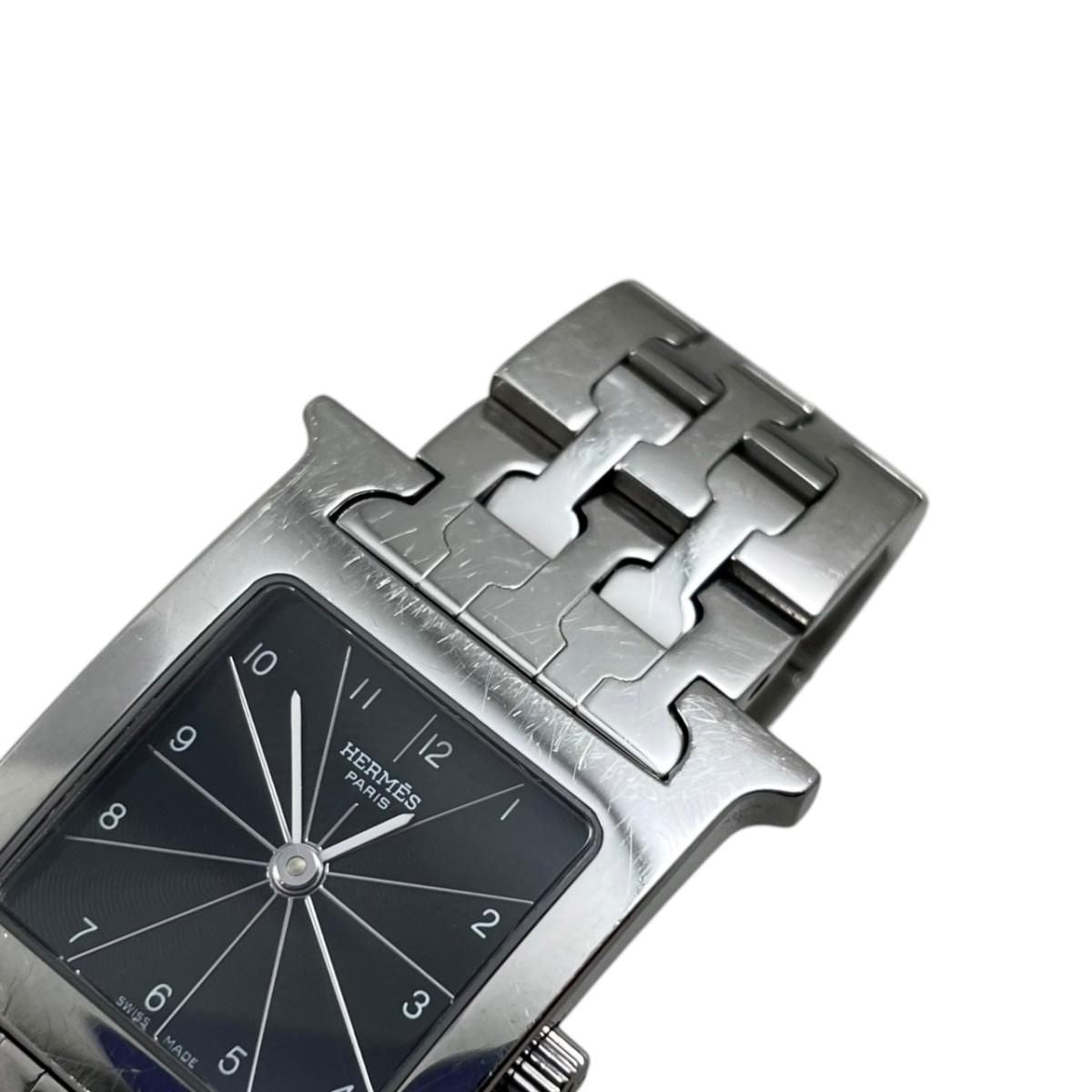 Hermes Watch Quartz Silver Black — view 5