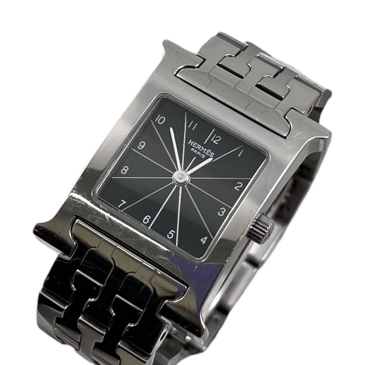 Hermes Watch Quartz Silver Black — view 4