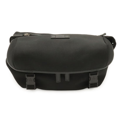 Gucci Sherry Line Belt Bag Crossbody Nylon Canvas Black Red Green