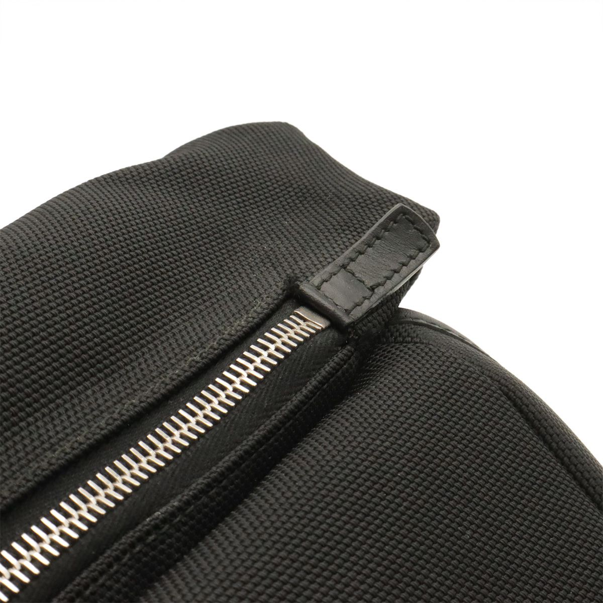 Gucci Sherry Line Belt Bag Crossbody Nylon Canvas Black Red Green — view 4