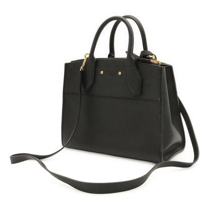 Louis Vuitton City Steamer PM 2-Way Shoulder Bag Leather Noir Black — view 2
