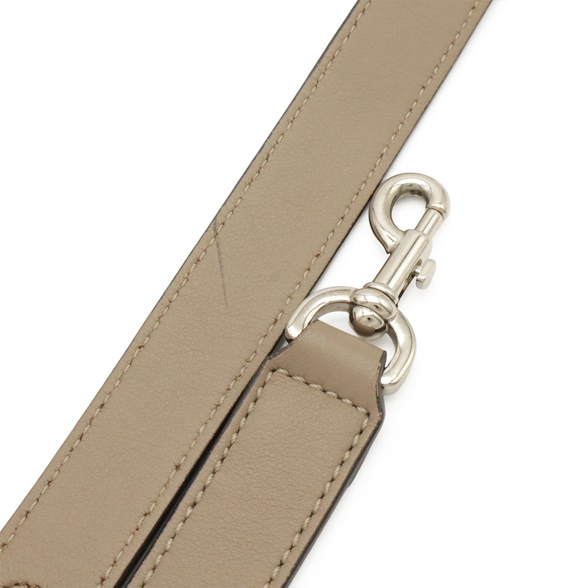 Fendi by the Way 2-Way Shoulder Bag Leather Gray Silver — view 5