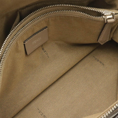 Fendi by the Way 2-Way Shoulder Bag Leather Gray Silver — view 7